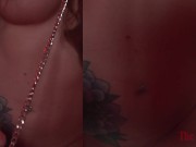 Submissive slut worships & rides cock until he explodes 7/16