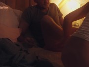 The movie is good, but the sex is much better! Mutual masturbation and sideways sex by a real couple 9/16