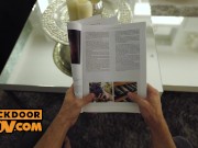 POV - Secret anal sex with your buddy's sister Elena Lux 1/16