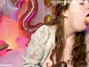 Massively Busty Birthday Bukakke Nonstop Cum Shower POV - BustySeaWitch 10/16