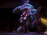 Intense shibari LIVE show with Anuskatzz and Lily Lu from Z-filmz - Dirty Dreaz extrem BDSM bondage 11/16