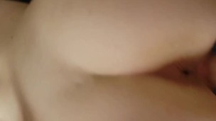 White girl with a fat ass gets pounded doggystyle by hung latino