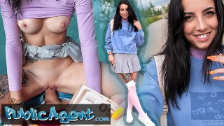 Public Agent - gorgeous natural young and skinny college girl ...
