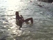 Teen Nude Mermaid Delilah Lets The Waves Run All Over Her Body! 12/16