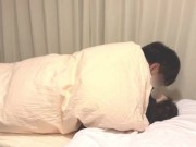 【個人撮影】こっそり撮影しながら寝てる彼女に悪戯♡最後は中出しまでしてしまうリアルな素人カップルの営み大公開♡／Japanese amateur hentai ／日本人／パイパン／色白／美少女 1/16