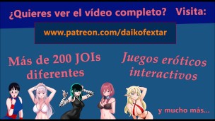 JOI hentai correte 2 veces. Es hora de ordeñarte.