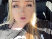 Pout Masturbates in a Parking Lot Trailer 1/16