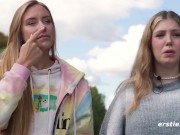 Ersties - Hot Lesbian Babes Use a Blindfold During Sex 14/16