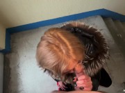 Blowjob from Veronika Rigal on the top floor of a high-rise building • Nick Morris 11/16