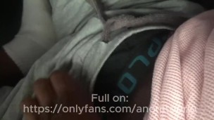 Couldn’t hold myself in the bus. Jerking off in public