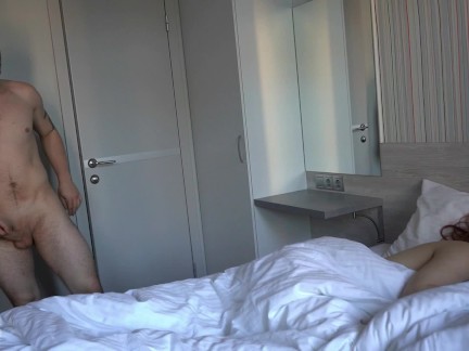 Woke up and fucked them. So lucky to live in a sex hostel!