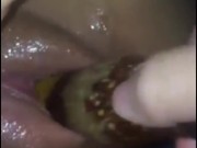 Breaking tight 18 year old pussy with a bottle, screaming and moaning very sexy 5/16