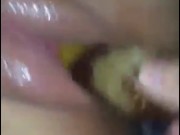 Breaking tight 18 year old pussy with a bottle, screaming and moaning very sexy 7/16