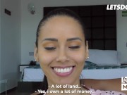 Big Ass Brunette Andreina De Luxe Hardcore Sex With Lucky Man - LATINA MYLF 2/16