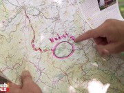 FAKEhub - sexy nudist wife fucks a hiker outdoors while husband is out walking 1/16