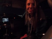 Girl Sucking Dick Stranger in Car / Sucked All The Cum 16/16