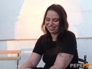 Sexy and hot threesome for amateur Claire P: She wanted a raw fuck! 2/16