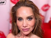 BJRAW Horny blonde Athena Anderson gags on a big dick before being covered in cum