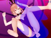 Mikamo Neru (Bunny Girl ver.) and I have intense sex at a love hotel. - Blue Archive Hentai 15/16