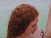 ULTRAFILMS Very passionate hardcore video in the pool starring beautiful redhead Sofilie 6/16