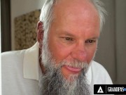 GrandpasFuckTeens - Beautiful Cayla Lyons Rides Old Man's Cock With Her Tight And Wet Pussy 2/16