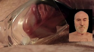 Electro Cock n Ball Estim Torture Ejaculate Into Shot Glass for another Kahlua and Cum Cocktail