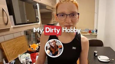 MyDirtyHobby - Sexy redhead fucks a stranger