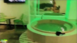 Fucking my SECRETARY in a motel.