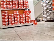 UPSKIRT No PANTIES in a SHOE STORE - CANDID 5/16
