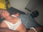 Fucked my Fit Babe 2h before the 🛩 I leave her with Creampie. POV bbc 3/16