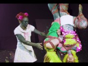 Shibari master class - Rigger Lily Lu suspend two rope bunnys the same time in ropes and explain every step with Anuskatzz