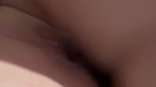 pounding my GF very wet pussy