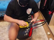 Domestic servitude in a Matriarchal household. chattel polishing My designer handbags. 9/16