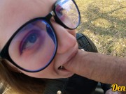 cutie in a leather jacket has hard anal sex on a scooter to wash her face with cum 15/16