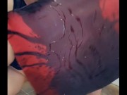 Satin Pillow Piss. I love to touch it 16/16