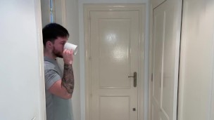 Straight to gay bondage Mindfuck by gay housemate