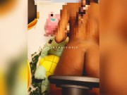 Ebony egirl  plays with pikachu as if they were you 12/16