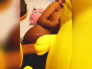 Ebony egirl  plays with pikachu as if they were you 4/16