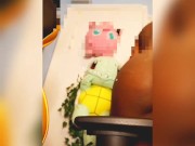 Ebony egirl  plays with pikachu as if they were you 5/16