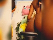 Ebony egirl  plays with pikachu as if they were you 6/16