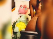 Ebony egirl  plays with pikachu as if they were you 9/16
