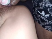 She squirts when I penetrate her and she masturbates, how delicious the bitch moans💦🔥😈 13/16