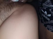 She squirts when I penetrate her and she masturbates, how delicious the bitch moans💦🔥😈 14/16