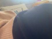 quiet blowjob and i cum in her mouth without warning 1/16