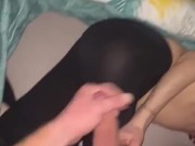 i wake up at 3am to cum on her leggings 14/16