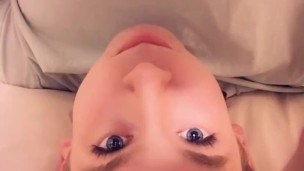 Femboy Twink Swallows Her Cum