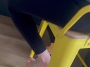 Cum on leggings and clothes 2/16