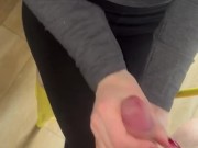 Cum on leggings and clothes 8/16