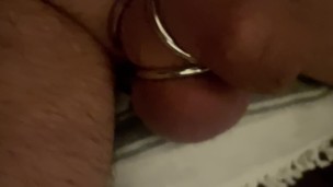 Cloudy Silver Cock Ring