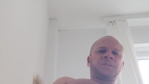 Man is having fun with his bbc dick